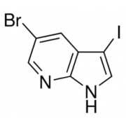 5-Бром-3-йод-7-азаиндол, 97%, Alfa Aesar, 1g