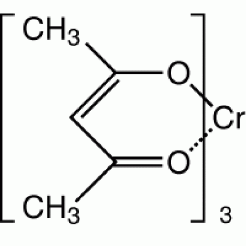 Купить Хрома(III) ацетилацетонат, 97%, Acros Organics, 5г в компании Реарус