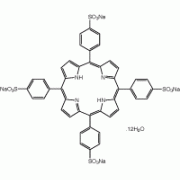 Tetrasodium мезо-тетра (сульфонатофенил)-порфин додекагидрат, 95%, Alfa Aesar, 1g