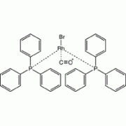 Carbonylbromobis (трифенилфосфин) родий (I), Premion | г, 99,95% (металлы основы), Rh 13,5% мин, Alfa Aesar, 5 г
