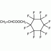(Perfluorocyclohexyl) метилакрилата, 96%, удар. с 100ppm 4-метоксифенол, Alfa Aesar, 25г