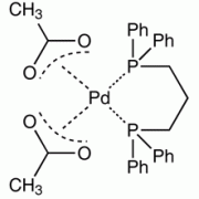 Diacetato [1,3-бис (дифенилфосфино) пропан] палладий (II), Pd 16,7%, Alfa Aesar, 1g