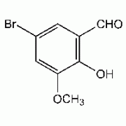 5-Бром-3-methoxysalicylaldehyde, 98%, Alfa Aesar, 5 г