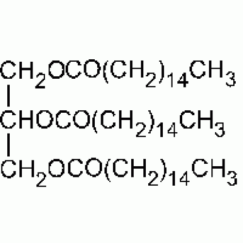 Трипальмитин гидролиз. Трипальмитат глицерина формула. Структурная формула жира трипальмитина. Структурная формула трипальмиат. Структурная формула трипальмитата.