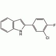 2 - (3-хлор-4-фторфенил) индол, 98%, Alfa Aesar, 5 г