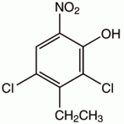 2,4-Дихлор-3-этил-6-нитрофенол, 98%, 2, Alfa Aesar,5 г