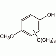 2 (3)-трет-бутил-4-метоксифенол, 96%, Alfa Aesar, 50 г