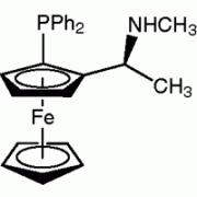 (S) - (+)-N-метил-1-[(R) -2 - (дифенилфосфино) ферроценил] этиламин, Alfa Aesar, 1g