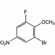 2-бром-6-фтор-4-нитроанизола, 99%, Alfa Aesar, 5 г