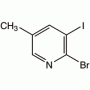 2-Бром-3-йод-5-метилпиридин, 95%, Alfa Aesar, 250 мг