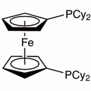 1,1 '-бис (дициклогексилфосфино) ферроцен, 98%, Alfa Aesar, 1g