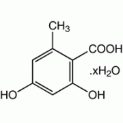 2,4-дигидрокси-6-метилбензойной кислоты гидрат, 97%, Alfa Aesar, 5 г