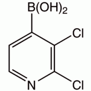 2,3-дихлорпиридин-4-бороновой кислоты, 95%, Alfa Aesar, 1g