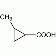 2-Methylcyclopropanecarboxylic кислота, цис + транс, 97%, Alfa Aesar, 1 г