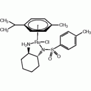 Хлор (п-кумол)-N-(п-толуолсульфонил) - (R, R) -1,2-cyclohexanediamineruthenium (I), 97%, Alfa Aesar, 1g