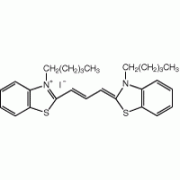 3,3 '-ди-н-pentylthiacarbocyanine йодид, 96%, Alfa Aesar, 2g