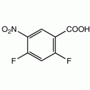2,4-дифтор-5-нитробензойной кислоты, 97%, Alfa Aesar, 1g