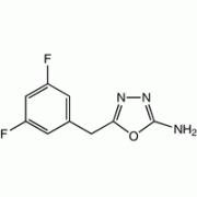 2-амино-5-(3,5-дифторбензил) -1,3,4-оксадиазол, 97%, Alfa Aesar, 250 мг