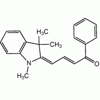 (2E, 4E)-1-фенил-4-(1,3,3-триметил-2-indolinylidene)-2-бутен-1-он, 95%, Alfa Aesar, 250 мг