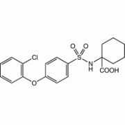 1 - [4 - (2-хлорфенокси) фенилсульфониламино] циклогексанкарбоновой кислоты, 96%, Alfa Aesar, 250 мг