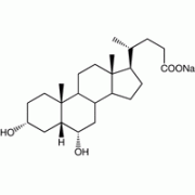 Hyodeoxycholate натрия, 98%, Alfa Aesar, 25 г