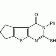 2-меркапто-3-фенил-3 ,5,6,7-тетрагидро-4H-циклопента [b] тиено [2,3-D] пиримидин-4-она, 96%, Alfa Aesar, 250 мг