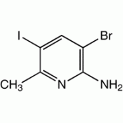 2-Амино-5-бром-3-иод-6-метилпиридина, 95%, Alfa Aesar, 250 мг