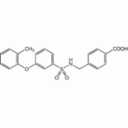 4 - [4 - (2-метилфенокси) phenylsulfonylaminomethyl] бензойной кислоты, 96%, Alfa Aesar, 250 мг
