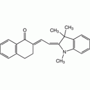 2 - [2 - (1,3,3-триметил-2-indolinylidene) этилиден]-1-тетралон, преимущественно транс / транс, 96%, Alfa Aesar, 5 г