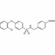 4 - [4 - (2-хлорфенокси) phenylsulfonylaminomethyl] бензойной кислоты, 96%, Alfa Aesar, 250 мг