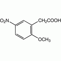 (2-метокси-5-нитрофенил) уксусной кислоты, 97%, Alfa Aesar, 1g