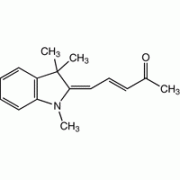 (3E, 5E) -5 - (1,3,3-триметил-2-indolinylidene)-3-пентен-2-она, 96%, Alfa Aesar, 500 мг