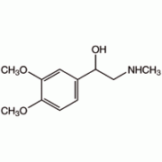 2 - (3,4-диметоксифенил)-2-гидрокси-N-метилэтиламина, 96%, Alfa Aesar, 250 мг