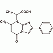 2 - (7-метил-5-оксо-2-фенил-5Н-имидазо [1,2-а] пиримидин-8-ил) пропионовой кислоты, Alfa Aesar, 250 мг
