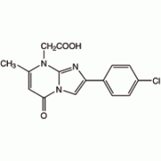 2 - (4-хлорфенил)-7-метил-5-оксо-5Н-имидазо [1,2-а] пиримидин-8-уксусной кислоты, Alfa Aesar, 250 мг