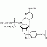 N-Benzoyl-5'-O-[(diisopropylamino)-(2-cyanoethoxy)phosphinyl]-3'-O-(4,4'-dimethoxytrityl)-2'-deoxycy, Alfa Aesar, 5g