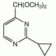 2-циклопропил-4-dimethoxymethylpyrimidine, 97%, Alfa Aesar, 1g