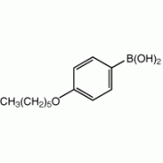 4-н-Hexyloxybenzeneboronic кислота, 96%, Alfa Aesar, 5 г