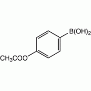 4-Acetoxybenzeneboronic кислота, 97%, Alfa Aesar, 1g