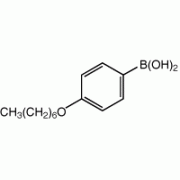 4-н-Heptyloxybenzeneboronic кислота, 97%, Alfa Aesar, 5 г