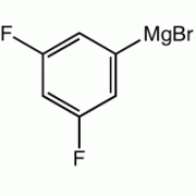 3,5-Difluorophenylmagnesium бромид, 0,50 м в 2-MeTHF, Alfa Aesar, 100мл