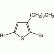 2,5-дибром-3-н-butylthiophene, 96%, Alfa Aesar, 5 г