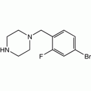 1 - (4-бром-2-фторбензил) пиперазин, 96%, Alfa Aesar, 5 г