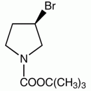 (R) - (-)-1-Вос-3-bromopyrrolidine, 95%, Alfa Aesar, 250 мг