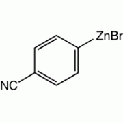 4-Cyanophenylzinc бромид, 0,5 М в ТГФ, упакованы в атмосфере аргона в герметично закрываемых ChemSeal ^ т бутылок, Alfa Aesar, 50мл