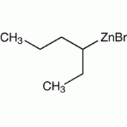 1-Ethylbutylzinc бромид, 0,5 М в ТГФ, упакованы в атмосфере аргона в герметично закрываемых ChemSeal ^ т бутылок, Alfa Aesar, 50мл