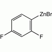 2,4-Difluorophenylzinc бромид, 0,5 М в ТГФ, упакованы в атмосфере аргона в герметично закрываемых ChemSeal ^ т бутылок, Alfa Aesar, 50мл