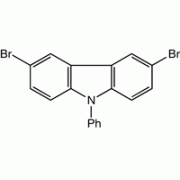 3,6-дибром-9-phenylcarbazole, 98%, Alfa Aesar, 250 мг