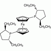 (+) -1,1 '-Бис [(2R, 5R) -2,5-диэтил-1-phospholanyl] ферроцена, 97 +%, Alfa Aesar, 250 мг