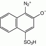 1-диазо-2-нафтол-4-сульфоновой кислоты, 76%, Alfa Aesar, 100 г